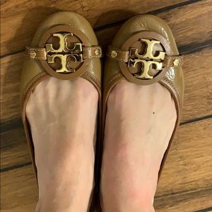 Tory Burch patent leather Reva flats size 9.5